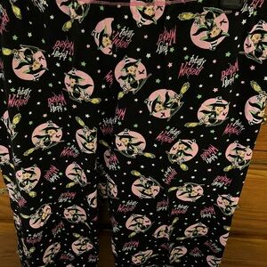 Betty Boop witchy pajama capri bottoms